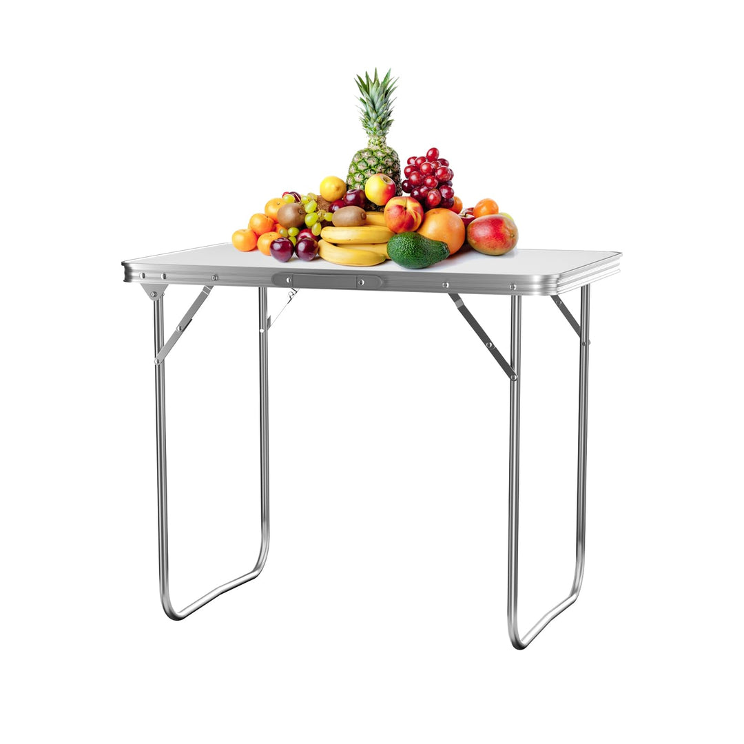 Campingtisch Klappbar Klapptisch Campingtisch Faltbar, Picknicktische/Partytische/Angeltische, L80 x