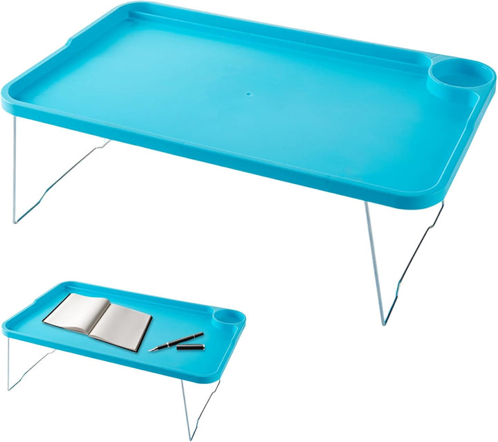Schossschreibtisch, klappbarer Laptop -Betttisch mit Tassenhalter und Kartensteckplatz, einfaches La