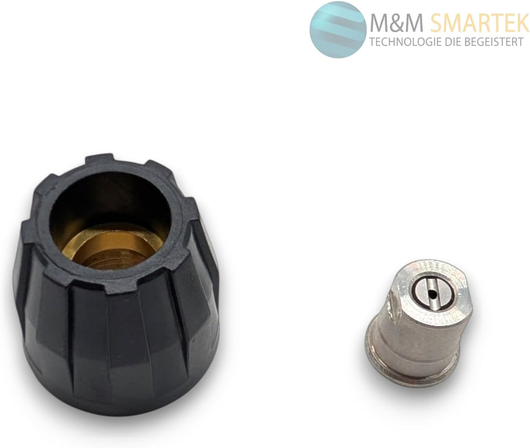M&M Smartek Mini-Waschlanze 3-teilig mit M22x1,5 Innengewinde – kompatibel mit Kärcher HD/HDS – Hoch