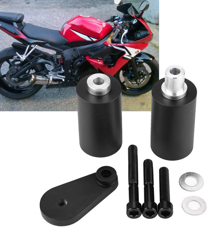 Qiilu Rahmen Slider, Metall Crash Protector Kit für ABS, Motorrad Ersatzteile Kit Rahmen Crash Prote