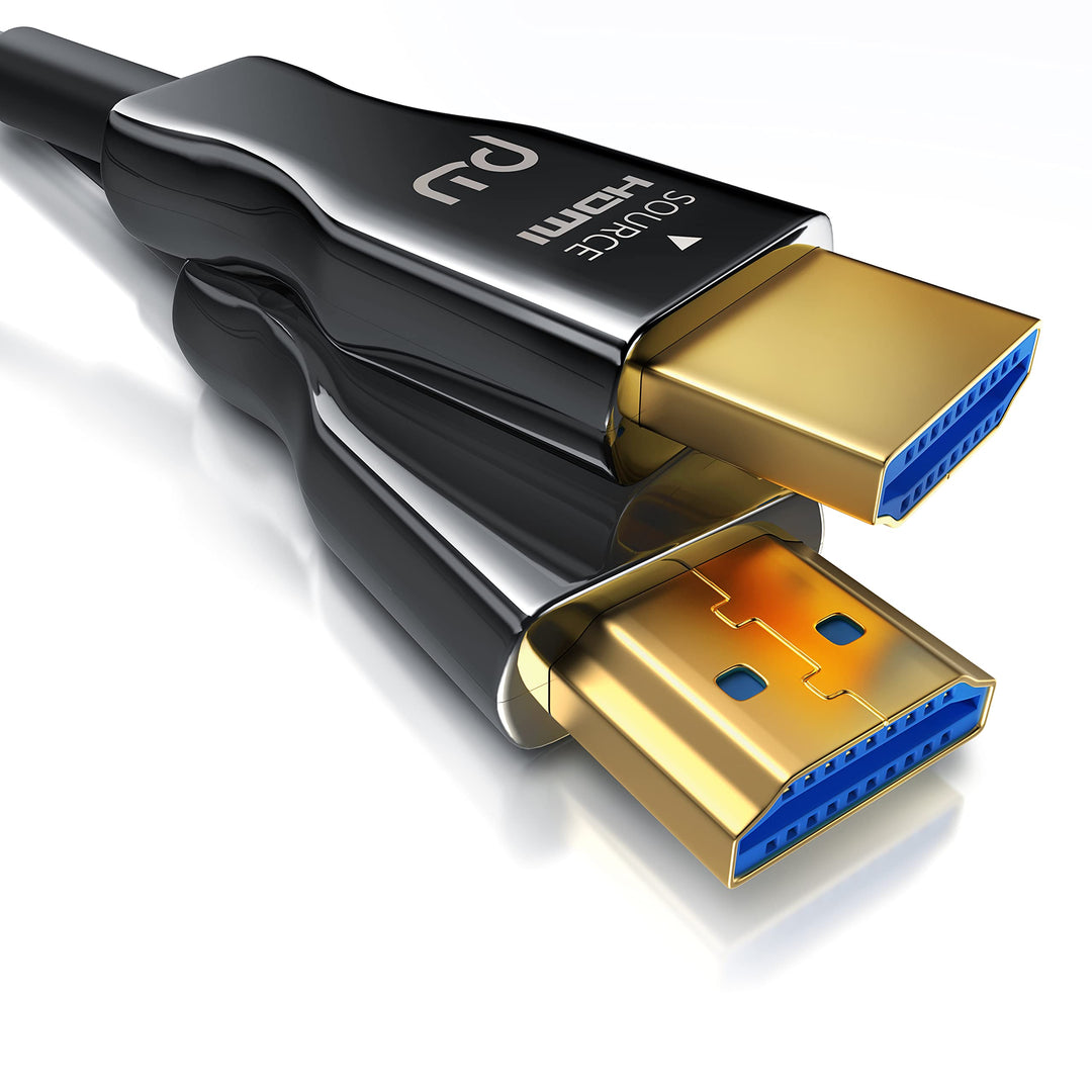 CSL - HDMI Kabel 2.0 b Glasfaser 30m - 4k 60Hz mit HDR - 3D - ARC - CEC – HDCP 2.2 - YUV 4 x 4 x 4 -