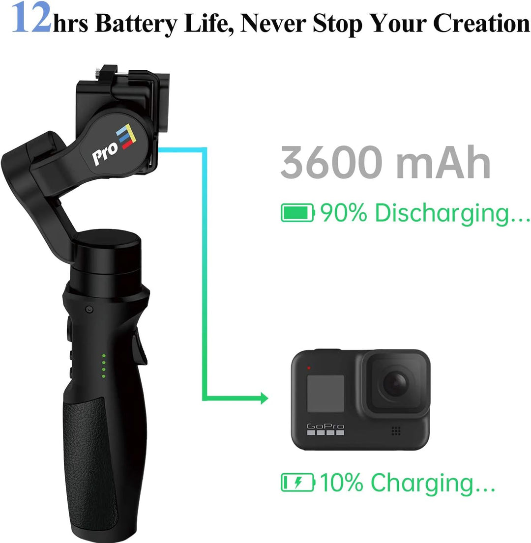 hohem iSteady Pro 3 Action Kameras Gimbal Handheld Gimbal Stabilisator 3 Achsen Splash Proof kompati