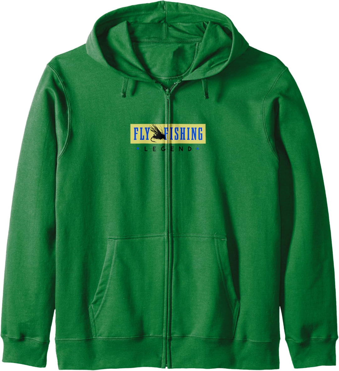 Fischer Fliegenfischen Legende Angler Kapuzenjacke