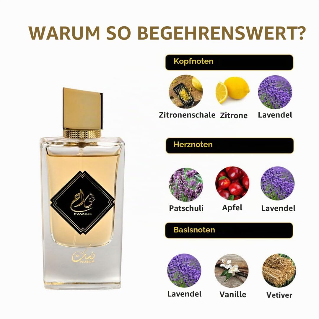 Fawah, Eau de Parfum, Nusuk, Man, 80ml