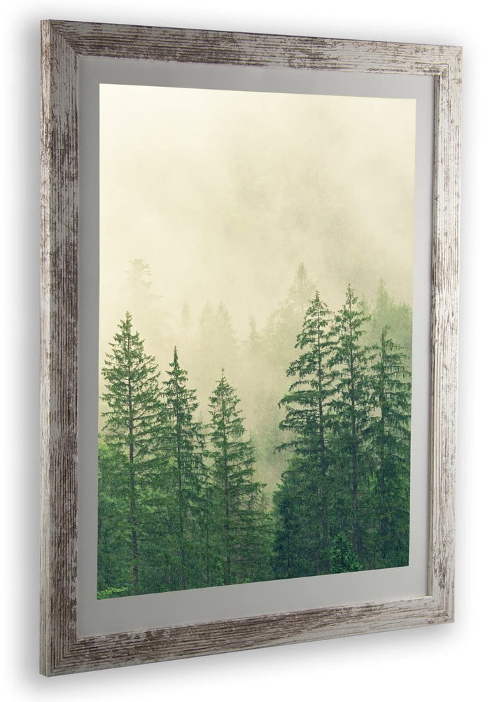 Monzetta Deluxe Bilderrahmen Posterrahmen 35x94 cm Weiss Vintage Shabby Chic cm Schritt Formatwahl 9