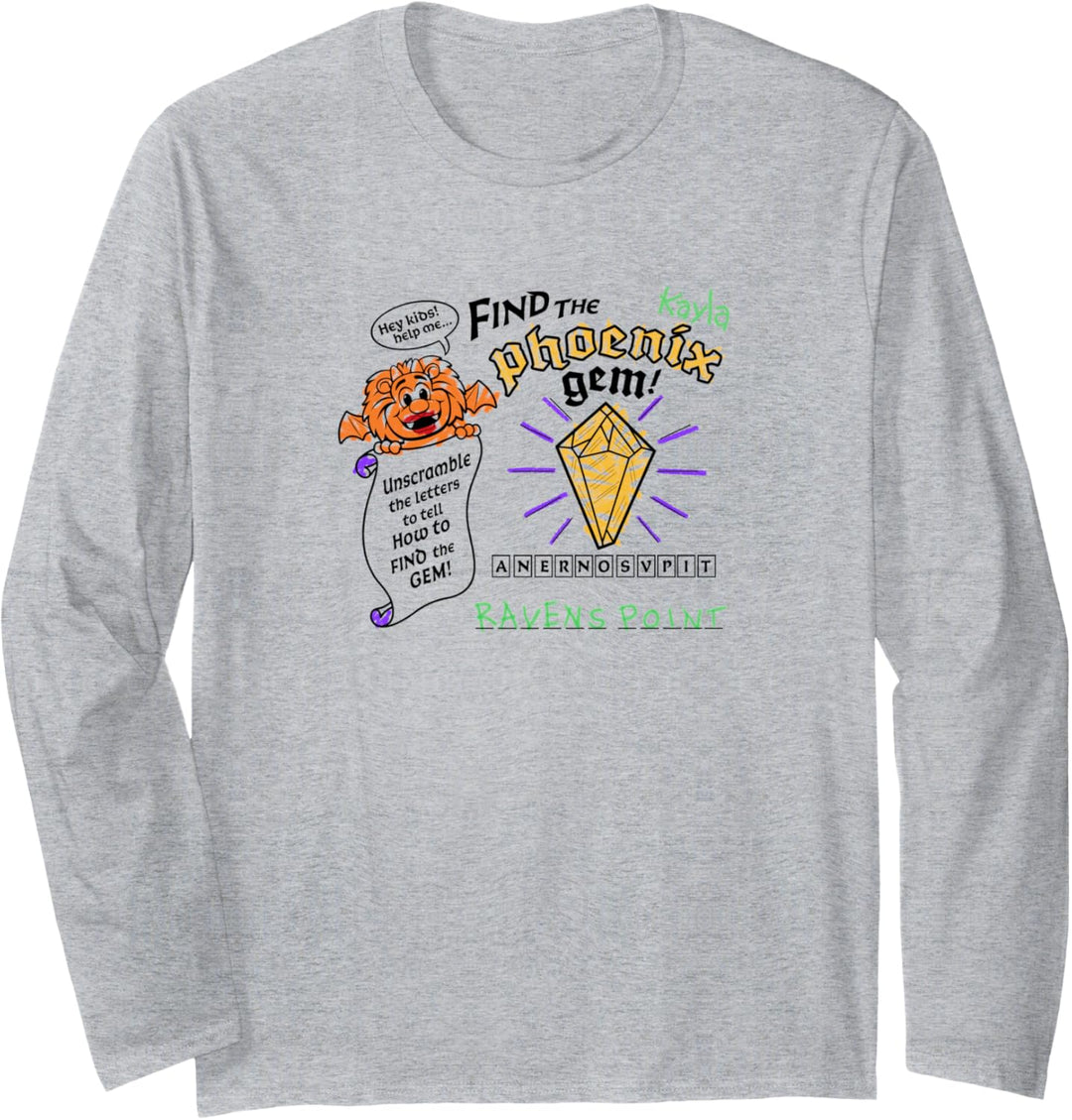 Disney Pixar Onward Manticore's Tavern Kids Menu Langarmshirt