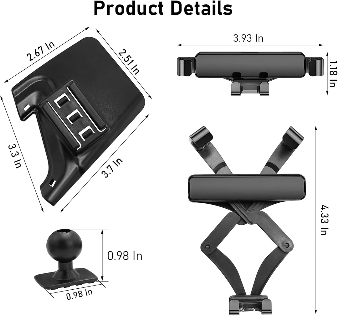 TTCR-II Kompatibel mit Ford Fiesta MK7 2009-2016 Handyhalterung | Fiesta MK7 Smartphone Halter Armat
