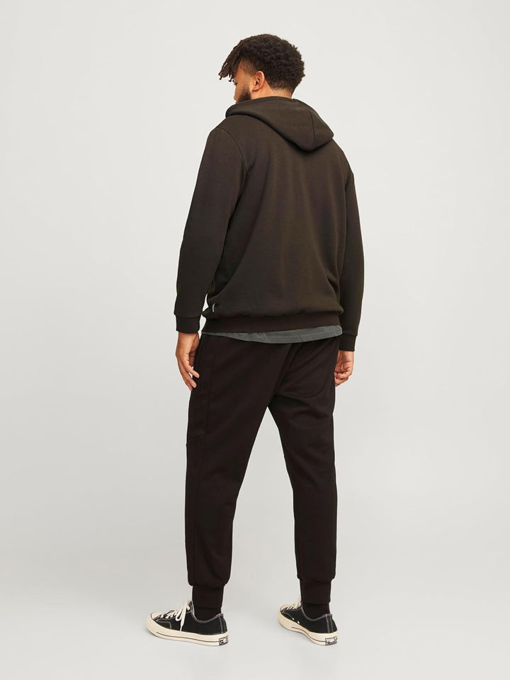 JACK & JONES Regular Fit Kapuzenjacke Hoodie mit Reissverschluss Uni Zip Pullover Sweater JJEBRADLEY