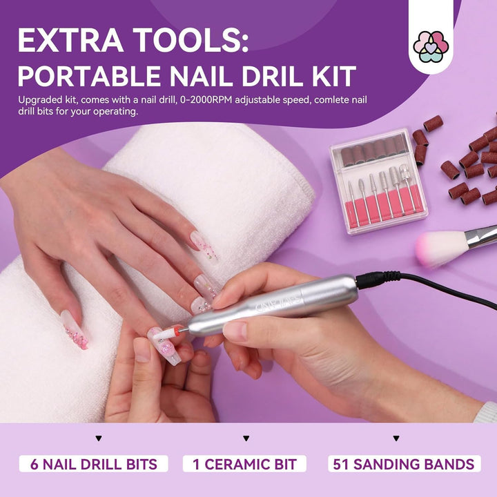SAVILAND Builder Nail Gel Set – Klares&Rosa&Nude Aufbaugel für Gelnägel,Hartes Builder Gel für Nägel