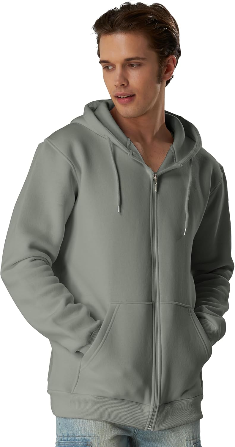 Smith & Solo Herren Kapuzenpullover – Kapuzenjacke reissverschluss, Sweatshirt Pullover Langarm – Sl