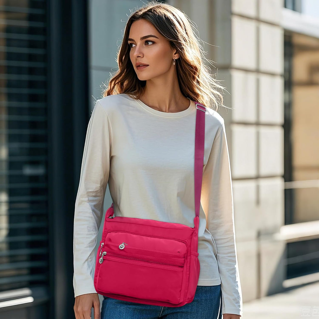 DIRRONA Damen Umhängetasche Casual Gross Kapazität Schultertasche Wasserdicht Damen Reise Arbeit Läs