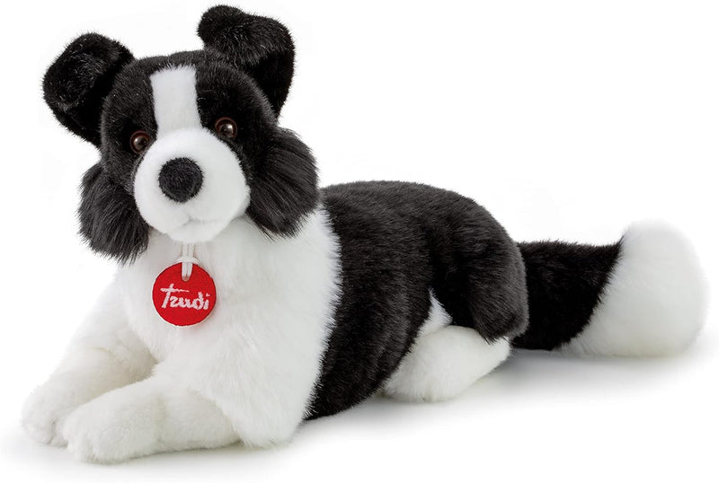 Trudi TUDN8000 Hund Border Collie Scott, Weiss/schwarz, M