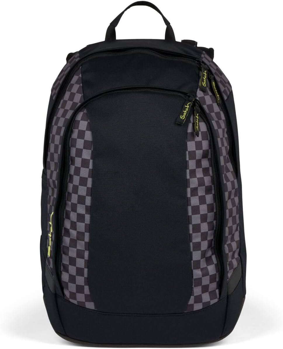 Satch Air Light Edition Schulrucksack Set 3tlg. inkl. Pencil Slider und Sportbeutel Dark Skate, Dark