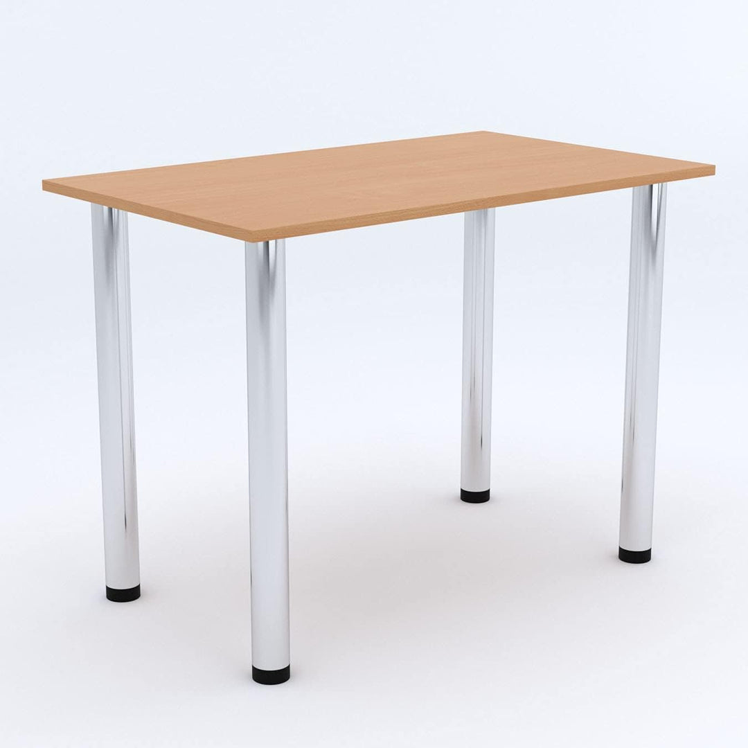 mikon 60x40 | Esszimmertisch - Esstisch - Tisch mit Chrombeinen - Küchentisch - Bürotisch | BAYERISC