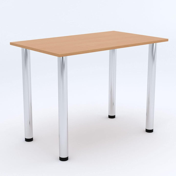 mikon 60x40 | Esszimmertisch - Esstisch - Tisch mit Chrombeinen - Küchentisch - Bürotisch | BAYERISC