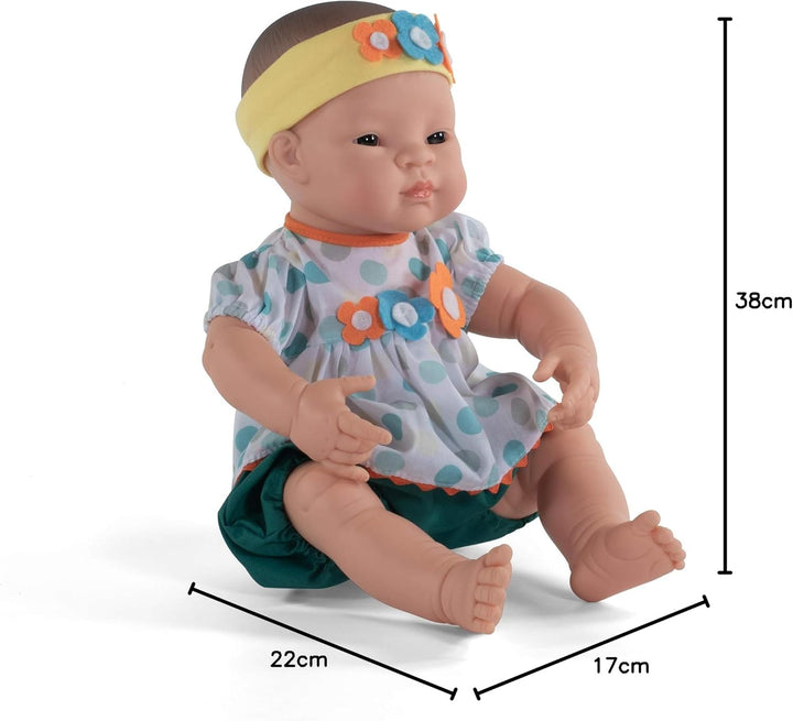Miniland Miniland31006 Babypuppe Neugeborenes asiatisches Mädchen 40cm-31006