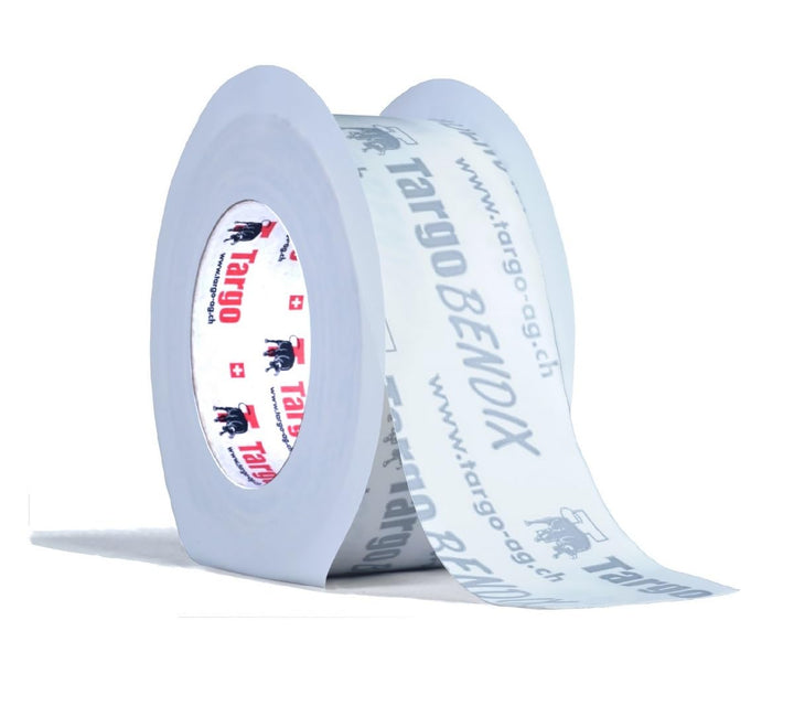TargoBENDIX Hochleistungs-Klebeband Rolle 25 Meter Breite 10 cm mittig geschlitzt – Extrem flexibel,