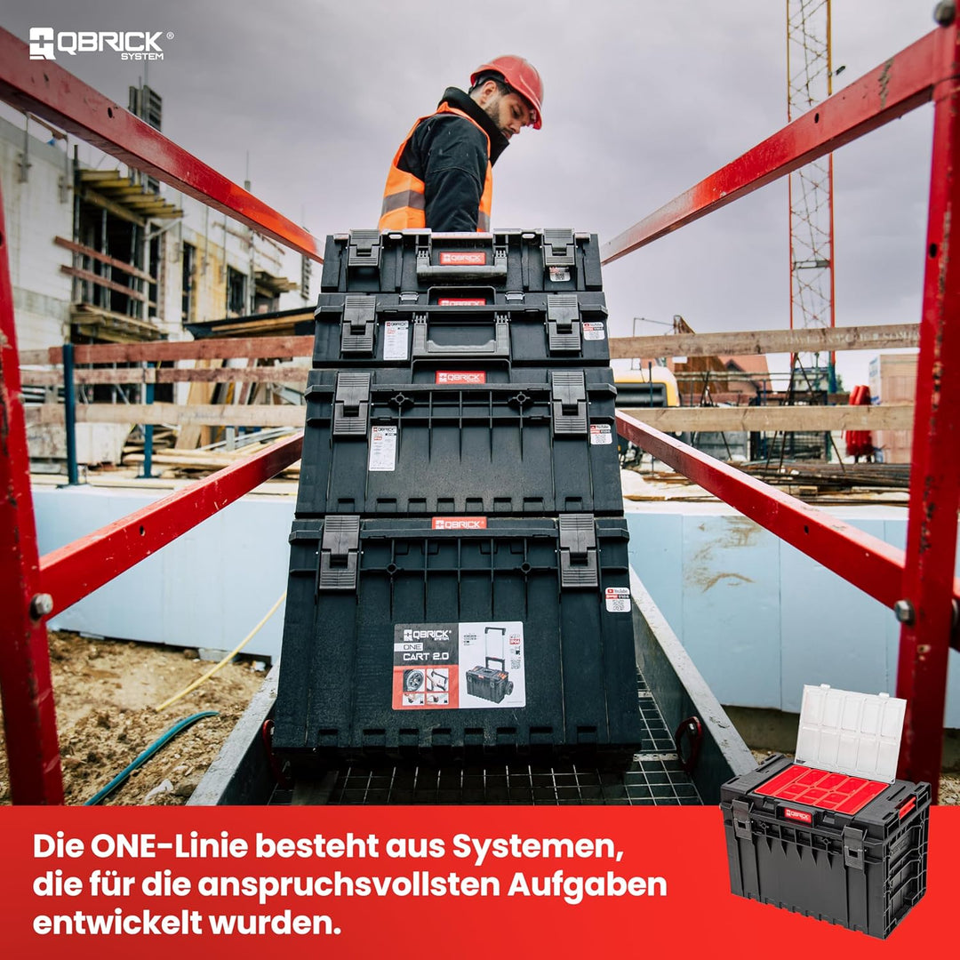 Qbrick System Werkzeugkoffer Werkzeugkasten Leer Werkzeugkiste Box Behälter ONE 450 2.0 Expert Schwa