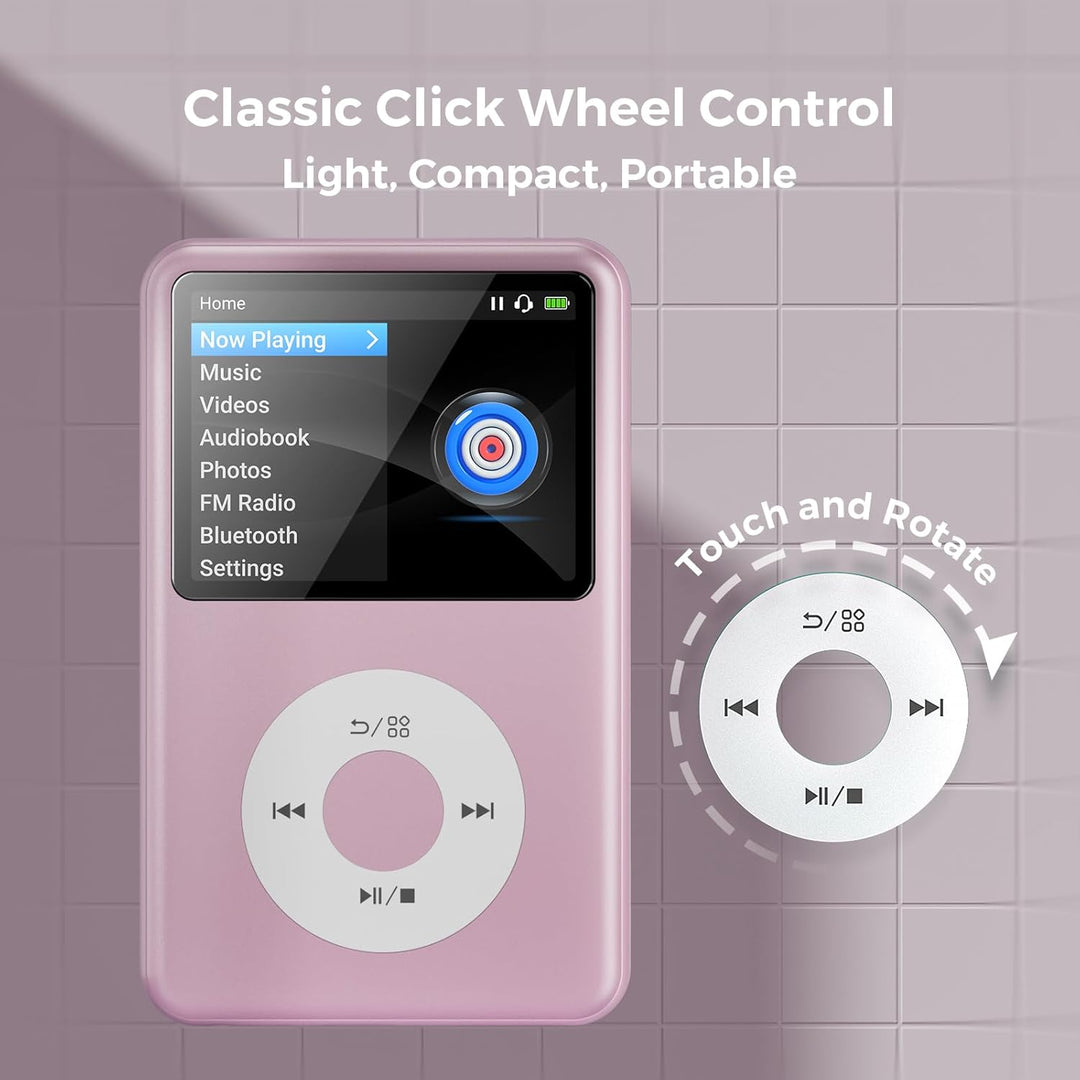Innioasis Y1 MP3 Player - Zeitlose Klasse: 128 GB, Bluetooth, Video-Player, Hörbücher, FM-Radio und