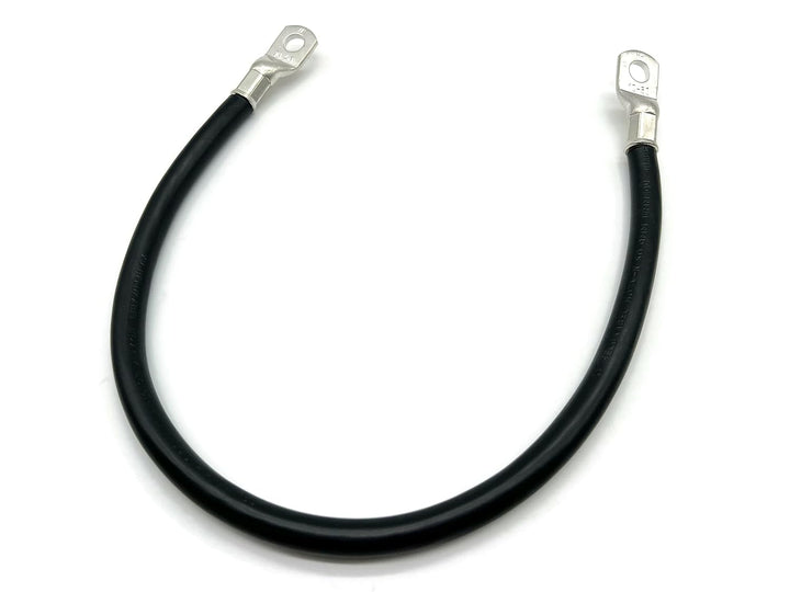 Exoda Hochleistungsbatteriekabel 50 mm² 50cm M10 Schwarz flexibles Kabel für Auto Boot Motorrad bis