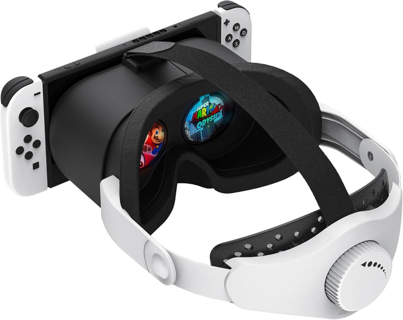 DEVASO VR Brille für Nintendo Switch/Switch OLED mit einstellbaren HD-Linsen, 3D VR (Virtual Reality