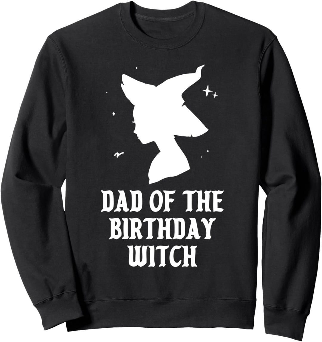 Papa der Geburtstagshexe Theme Hexe Halloween Kostüm Sweatshirt