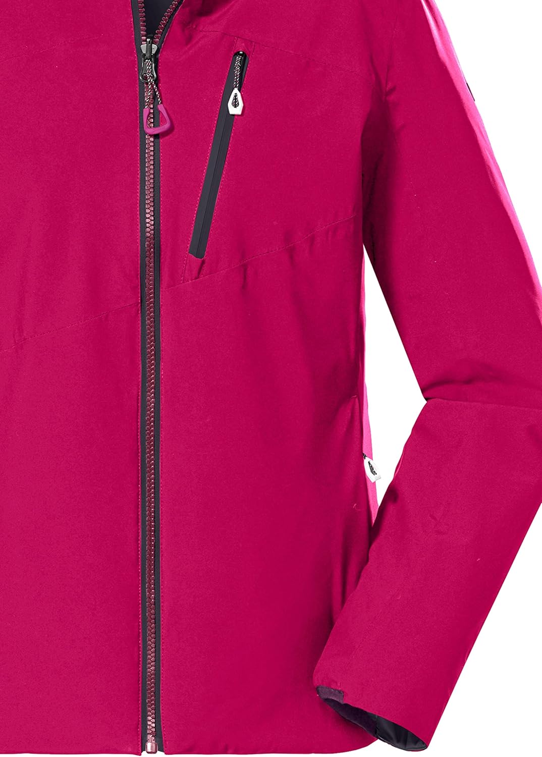 Killtec Damen Kow 100 Wmn Jckt Softshelljacke/Wendejacke, packbar 34 dunkelorchidee, 34 dunkelorchid
