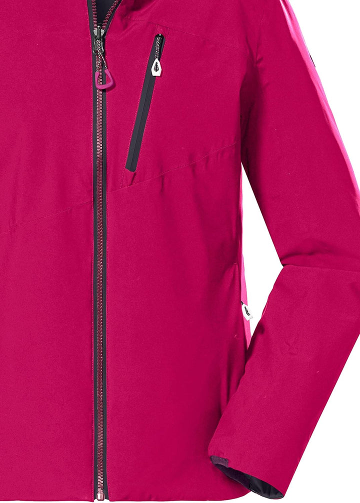 Killtec Damen Kow 100 Wmn Jckt Softshelljacke/Wendejacke, packbar 34 dunkelorchidee, 34 dunkelorchid