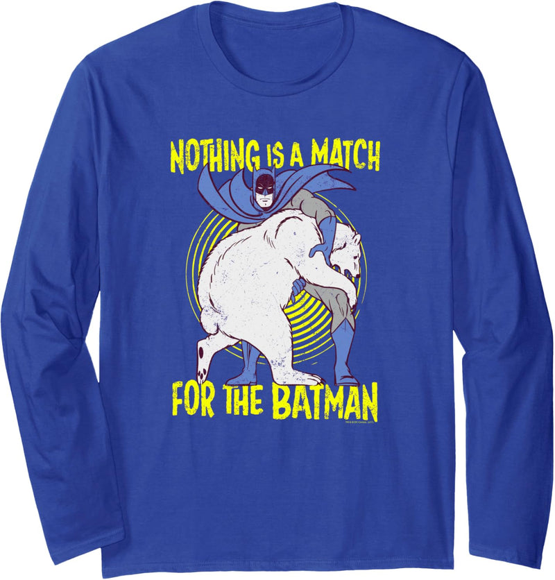 Batman Bear Wrastling Langarmshirt