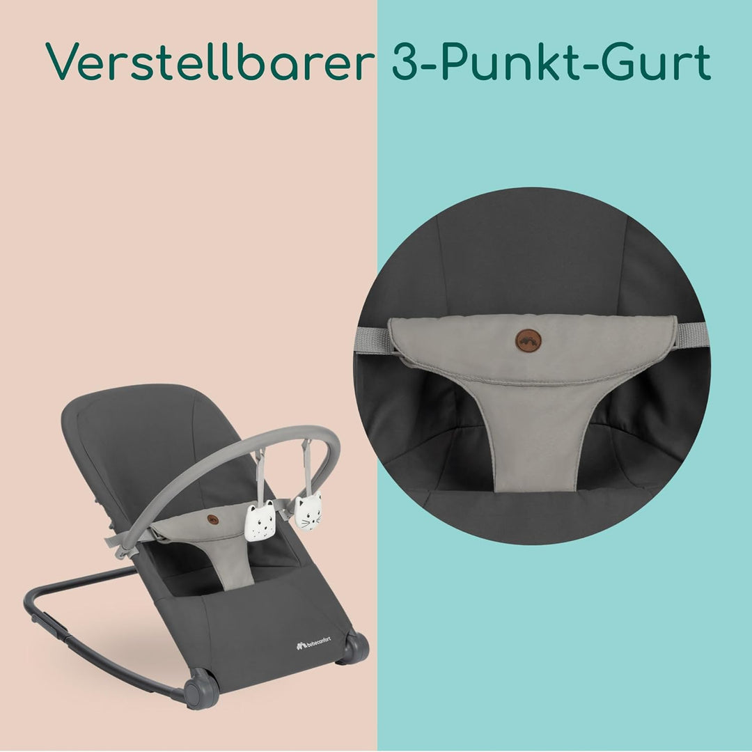 Bebeconfort Aster, Babywippe, 0–2 Jahre, Leichtgewicht (2,7 kg), ultra-kompakt zusammenklappbar, ver