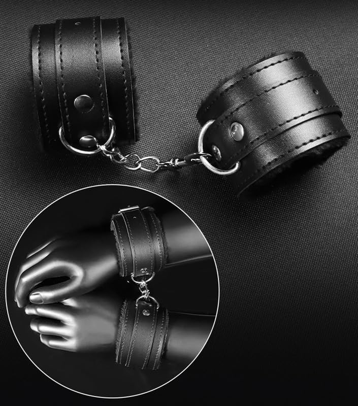 Schwarzes Leder 10 StüCk Set Yoga FüR AnfäNger, Morbido Komfort Sport Extreme Set Yoga ZubehöR, Set