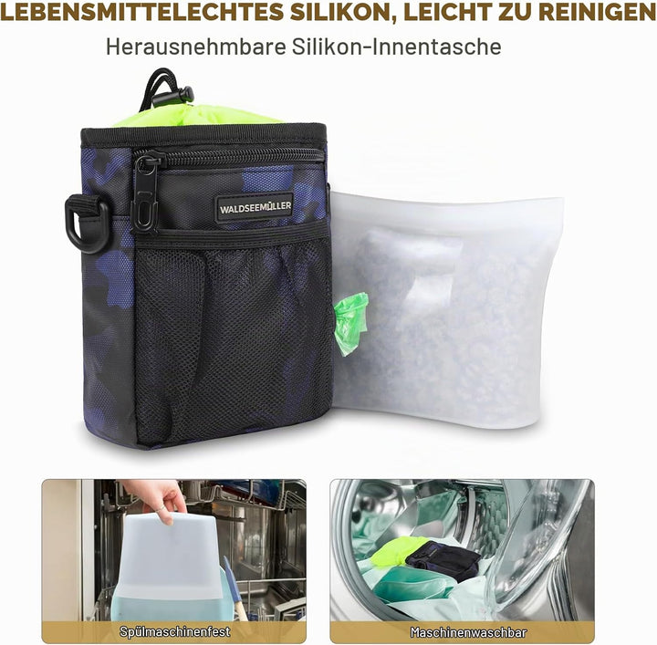 Waldseemüller Leckerlibeutel für Hunde, Futterbeutel Hunde Welpen Zubehör Futterbeutel Hundetraining