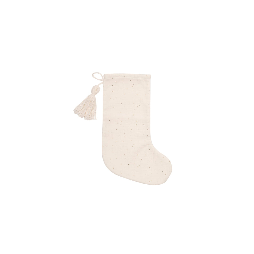 kikadu Nikolausstiefel Sparkling - Aus 100% GOTS zertifierter Bio-Baumwolle, mit Glitzerpünktchen, z