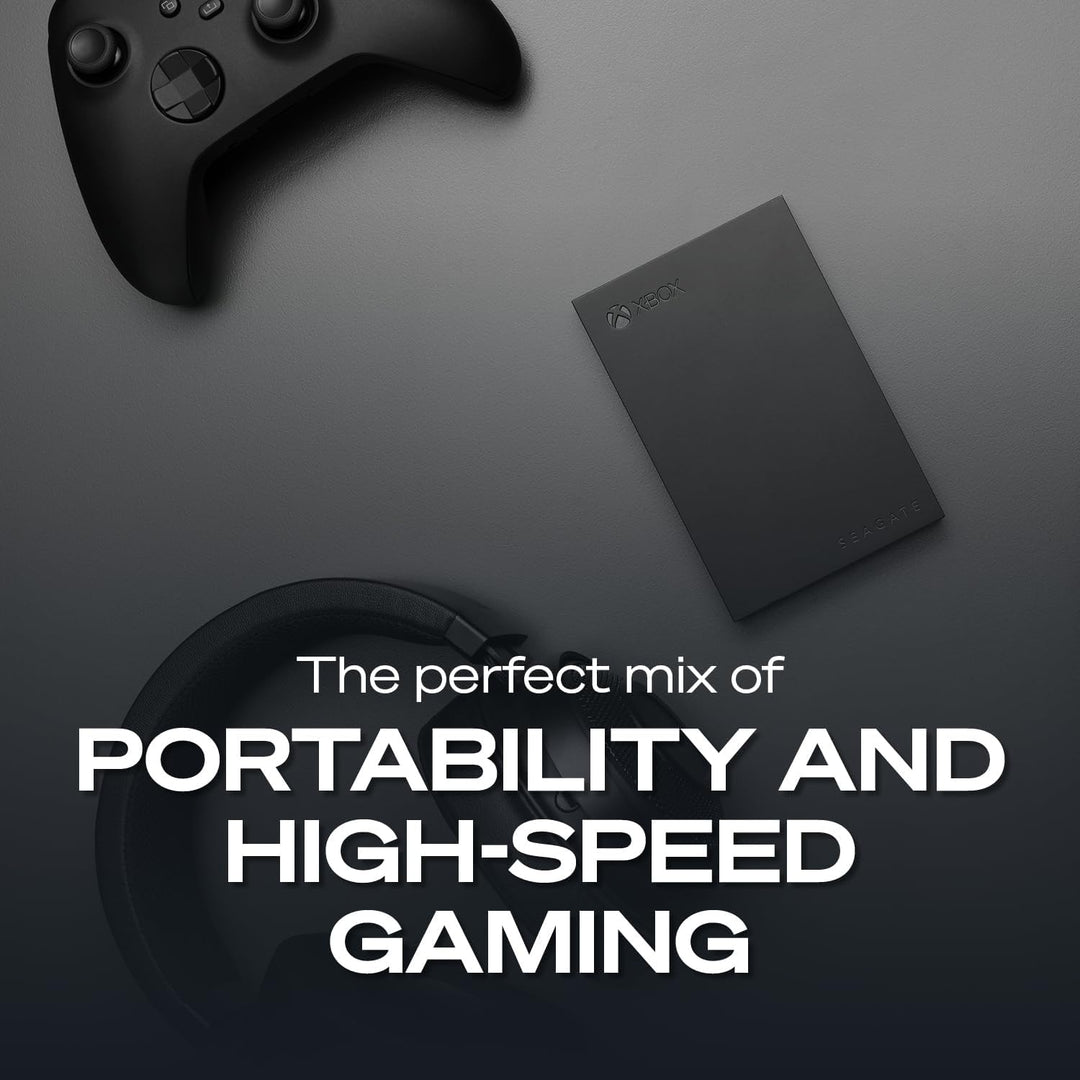 Seagate Game Drive Xbox 2TB tragbare externe Festplatte 2.5 Zoll, USB 3.0, Xbox,schwarz, 2 Jahre Res