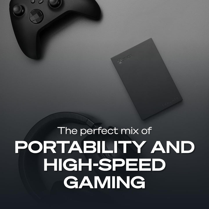 Seagate Game Drive Xbox 2TB tragbare externe Festplatte 2.5 Zoll, USB 3.0, Xbox,schwarz, 2 Jahre Res
