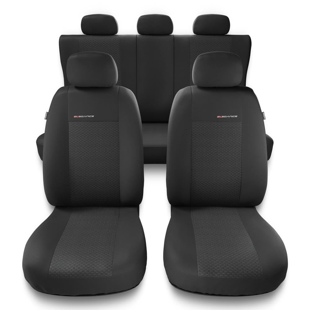 Mossa - Universal Sitzbezüge Auto kompatibel mit VW Volkswagen Passat B4, B5, B6, B7, B8, B9 (1993-