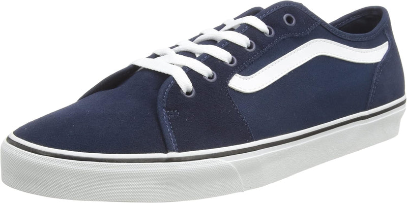 Vans Herren Filmore Decon Seasonal Sneaker 44 EU Suede Canvas Dress Blues White, 44 EU Suede Canvas