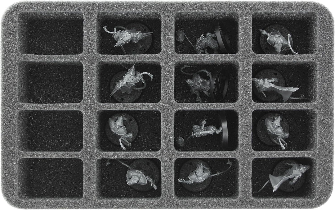 Feldherr Magnetbox grün kompatibel mit 16 Blood Bowl Miniaturen - 2016 Version