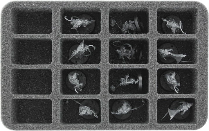 Feldherr Magnetbox grün kompatibel mit 16 Blood Bowl Miniaturen - 2016 Version