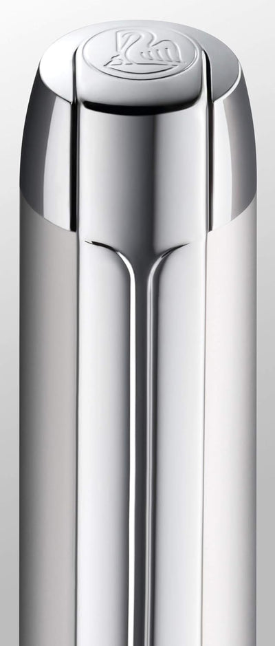 Pelikan 952010 Tintenroller Pura R40, silber Silver 1 Stück (1er Pack) Pelikan 952010, Silver 1 Stüc