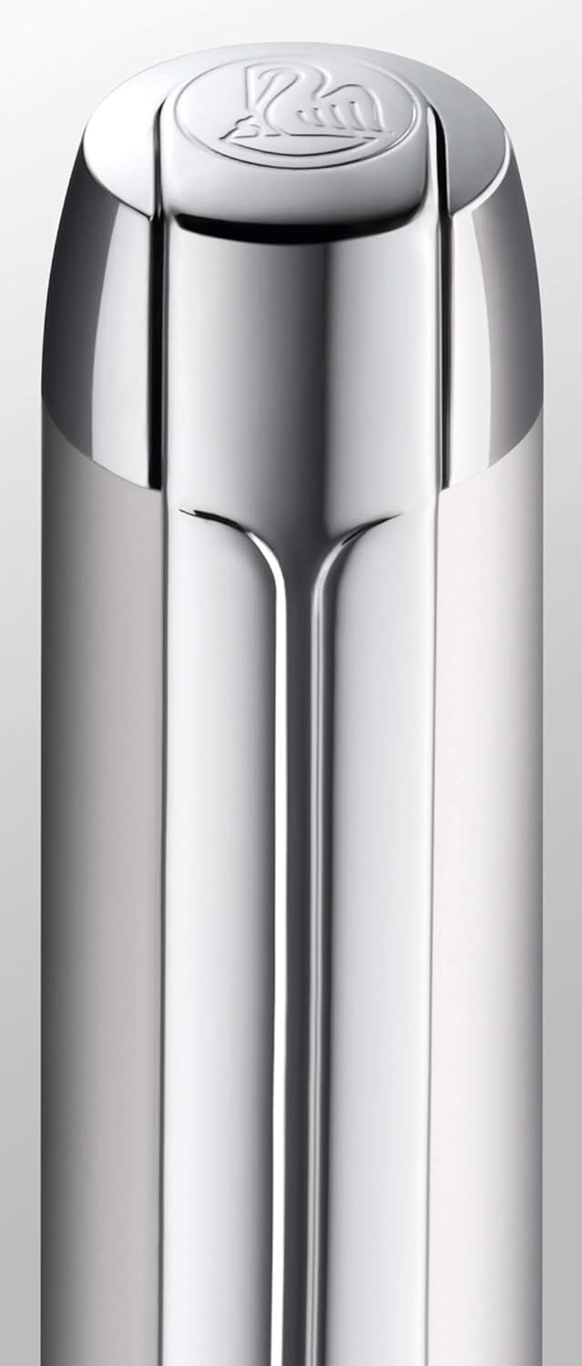 Pelikan 952010 Tintenroller Pura R40, silber Silver 1 Stück (1er Pack) Pelikan 952010, Silver 1 Stüc