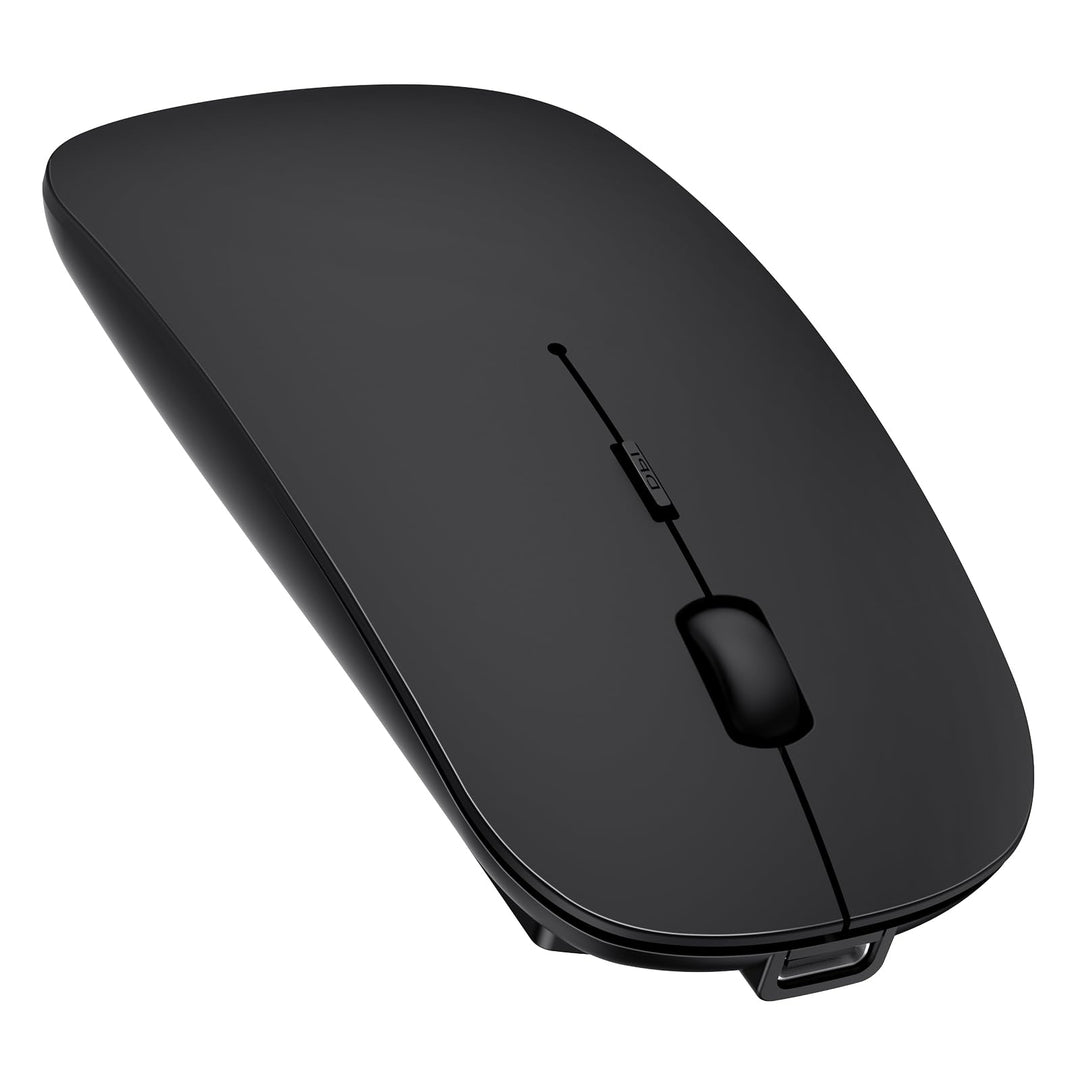 TECKNET Bluetooth Maus, Kabellose Maus mit 4800/3200/2400/1600/1200/800 einstellbare DPI, 2.4G USB F