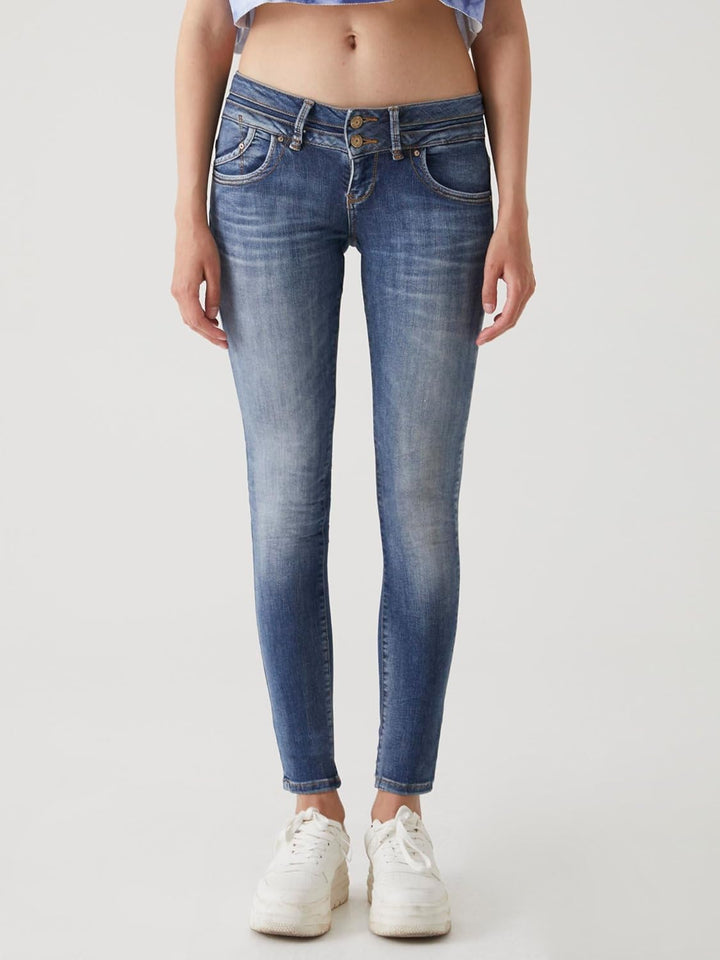 LTB Damen Jeans Julita X Extra Skinny Fit - Blau - Mitena Wash W24-W34 Baumwolle 25W / 36L Gaila Und