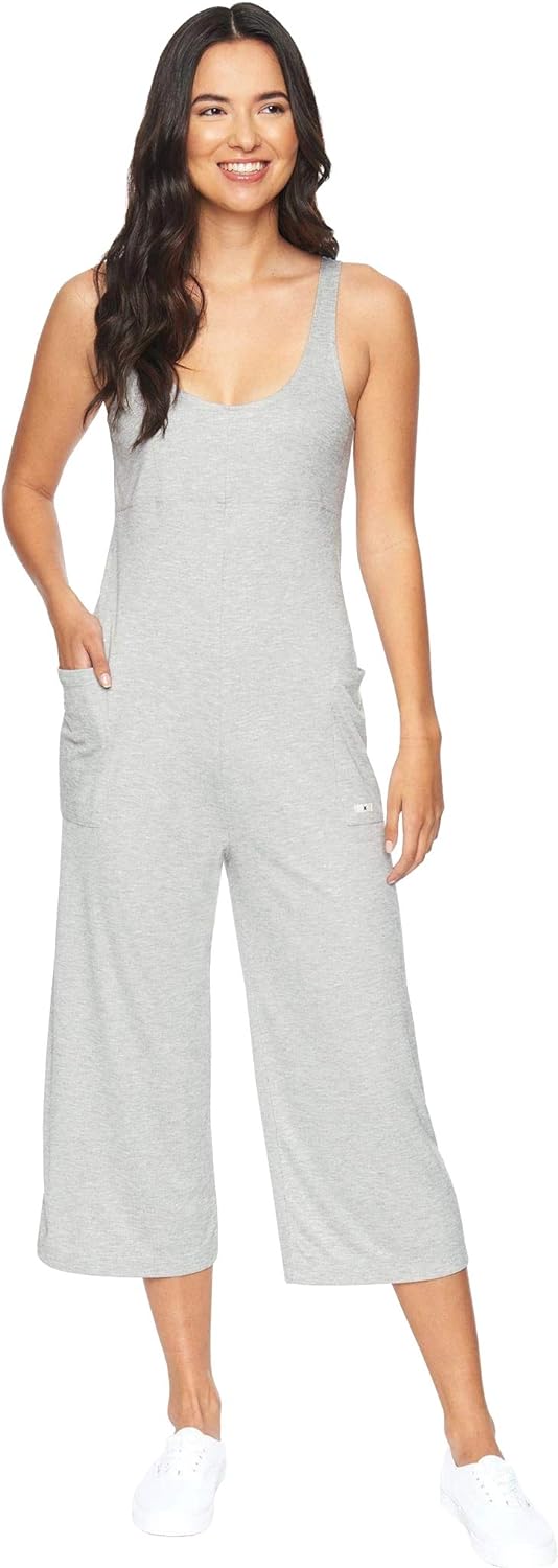 Hurley Damen W Rib Jumpsuit Trainingshosen S Grey Heather, S Grey Heather
