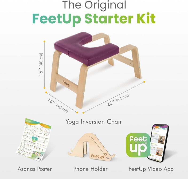 FeetUp Trainer (The Original) - Simply and Safely Reverse. Get Fit Relax. Turn Your Yoga Upside Down