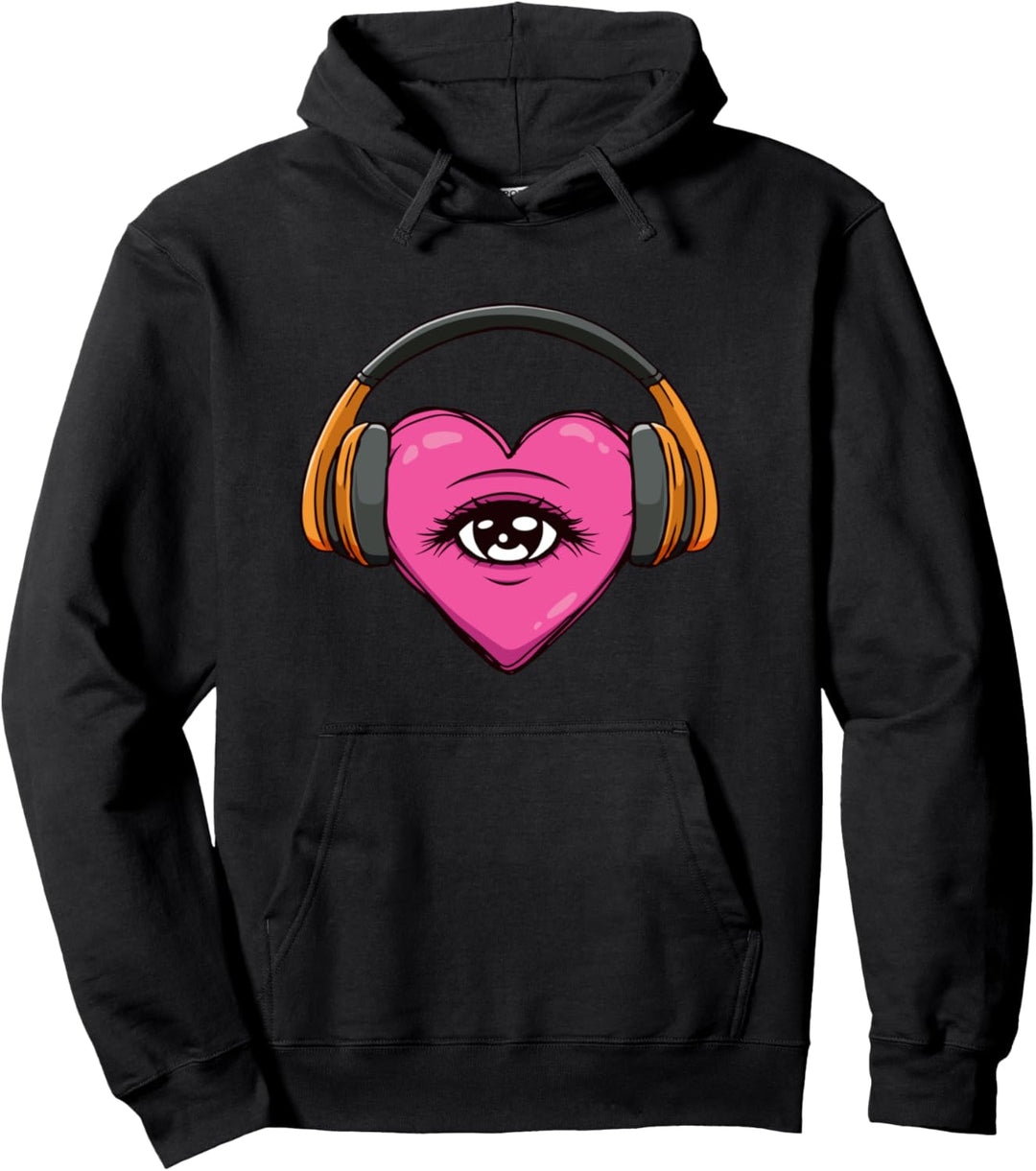 Downtown Girl Ästhetisches Herz Weirdcore Coquette Ästhetik Pullover Hoodie