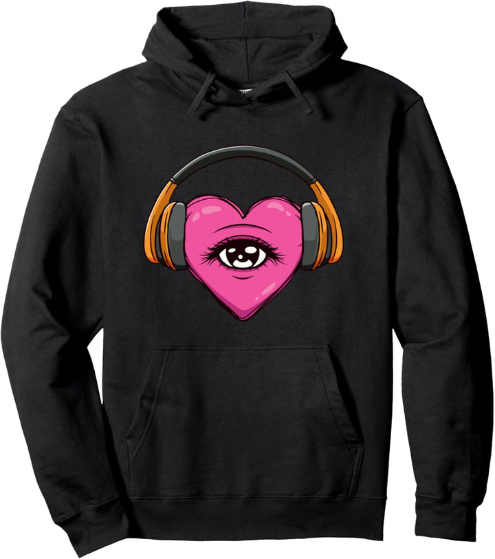 Downtown Girl Ästhetisches Herz Weirdcore Coquette Ästhetik Pullover Hoodie