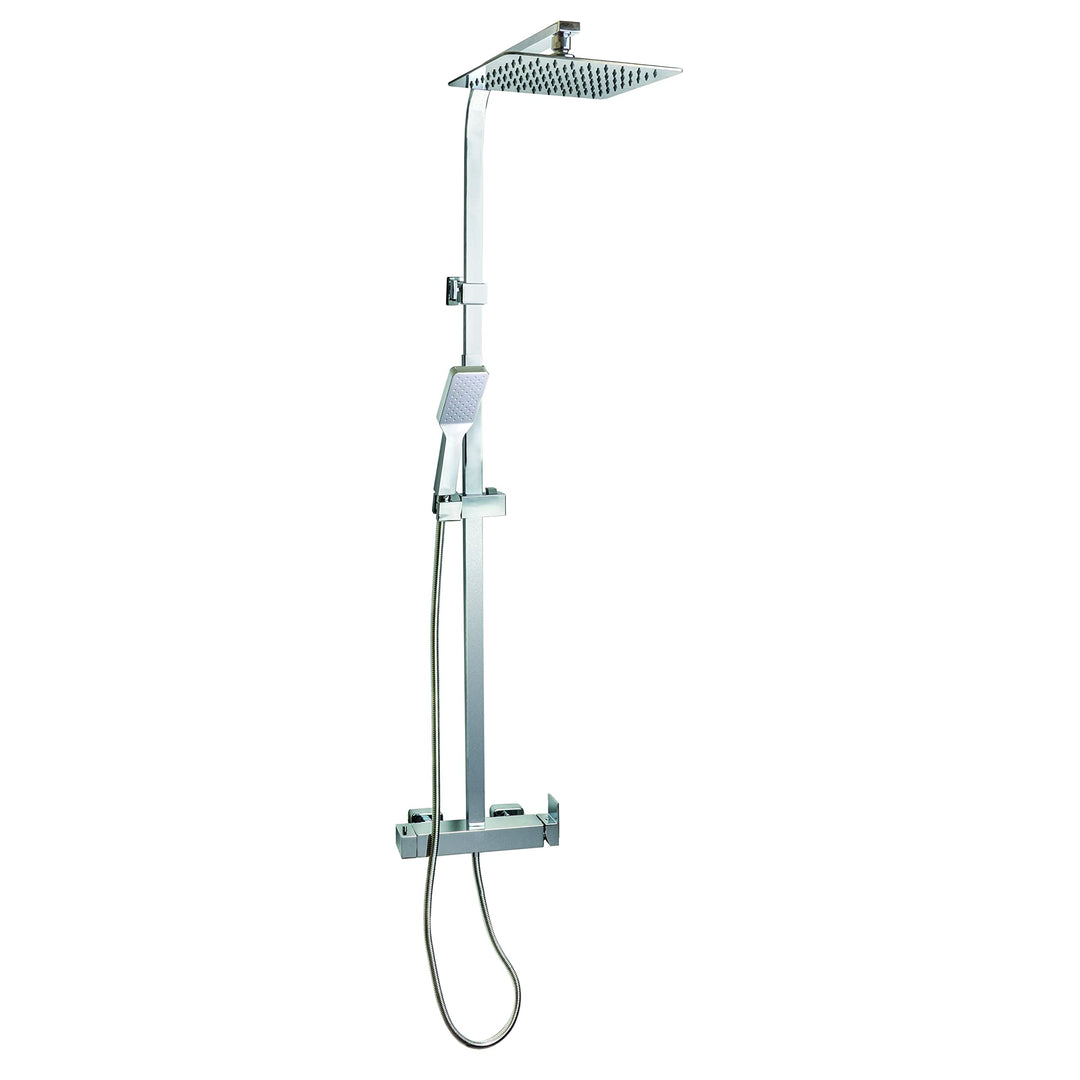 Wirquin 60723568 Monza Touch Duschsäule mit mechanischer Mischbatterie 1 Strahl, chrom