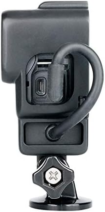 HAFOKO Hero 7 Vlogging-Käfig mit Kalter Schuh Adapter für Mikrofon, LED-Videoleuchte und 3.5mm Mikro