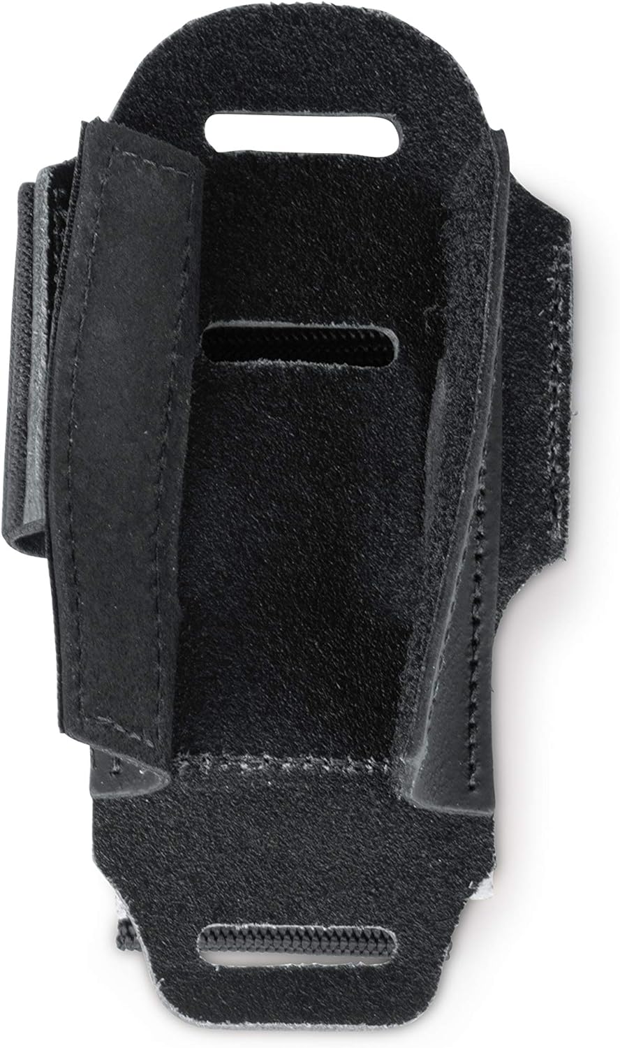 Levy's Leathers MM14-BLK Accessories Kabelloser Senderhalter, Leder, Schwarz, Schwarz